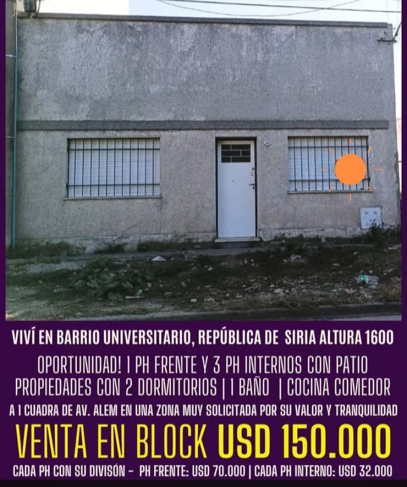 Vendemos ph en barrio universitario